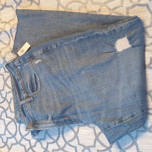Women's Old Navy,High Rise, O.G Straight Leg, Lightly Distressed, Size 18 Jeans